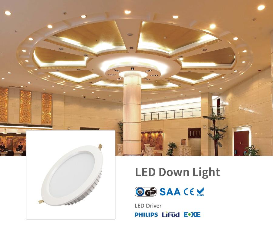 LED down lignt remout control on color lumen