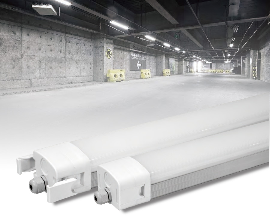 Toppo New Tool Free Easy replace driver Vapor light IP65 Double Wiring AC200-240V New light 100lm/w 125lm/w 1-10v dimming Easy Installation